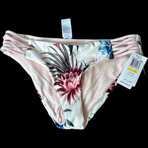 Splendid Women's Standard High Leg Floral Off Tropic Bikini Bottom Size Medium